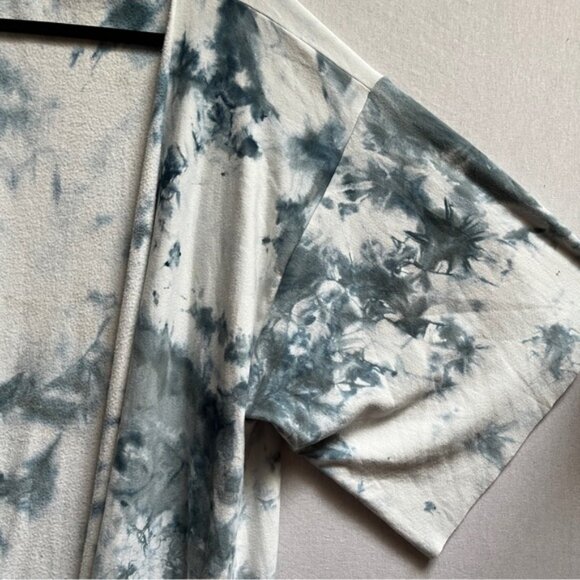 DAUB Kimono Sleeve Bamboo Cotton Robe Tie-Dye Cardigan Sz One Size - Picture 6 of 11